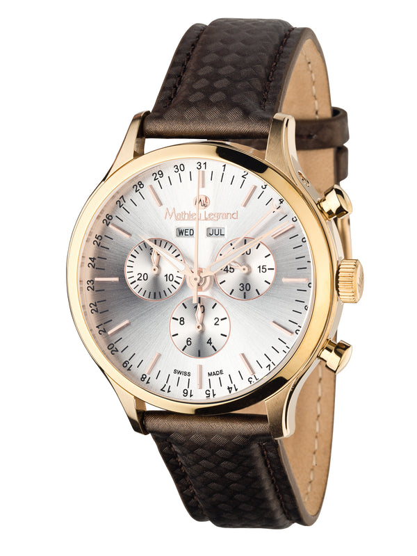 Automatic watches — Tournante — Mathieu Legrand — gold IP silver