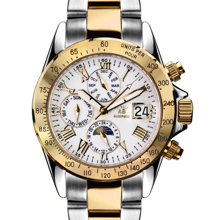 Le Capitaine — gold/steel white II