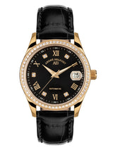 Automatic watches — Déméter — André Belfort — gold black leather II