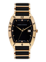 Automatic watches — Leandro — Chrono Diamond — gold IP ceramic black