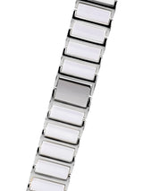 Automatic watches — Leandra — Chrono Diamond — steel ceramic white