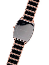 Automatic watches — Leandra — Chrono Diamond — rosegold IP ceramic black