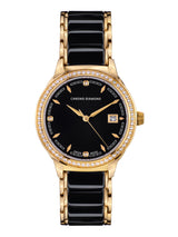 Automatic watches — Thyrsa — Chrono Diamond — gold IP ceramic black