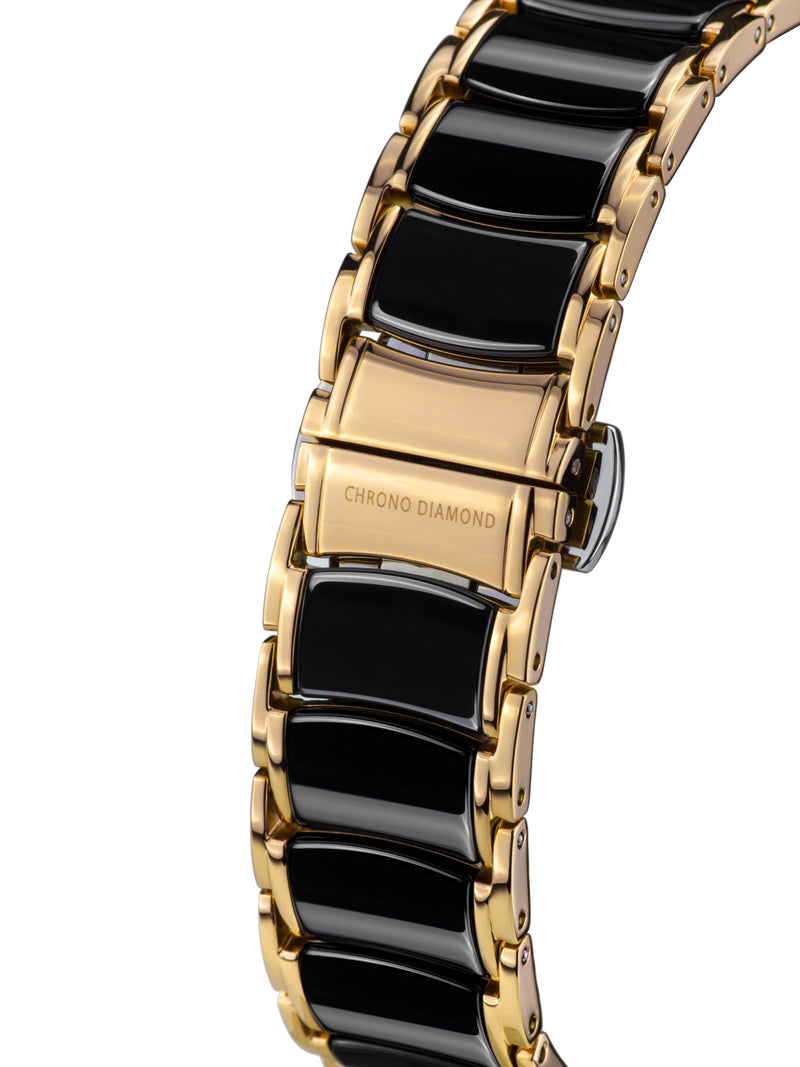 bracelet watches — ceramic band Thyrsa — Band — black gold