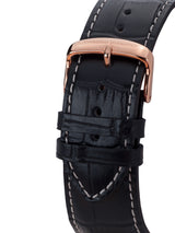 bracelet watches — leather band Furia — Band — black rosegold