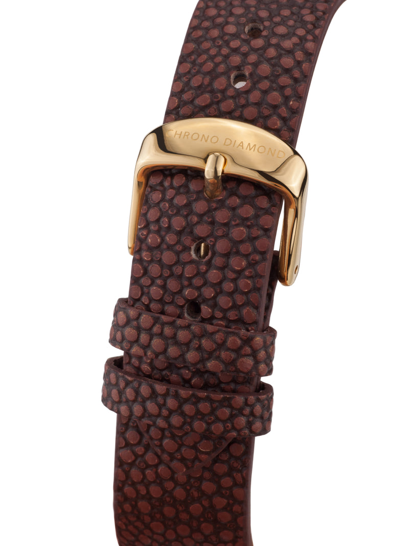 bracelet watches — leather band Brisa — Band — brown gold