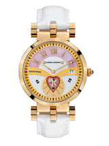 bracelet watches — leather band Feronia — Band — white gold