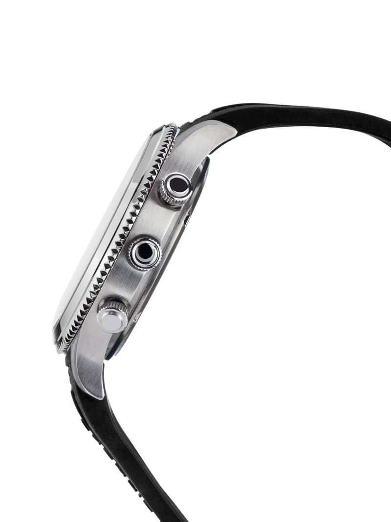 Automatic watches — Okeanos — Chrono Diamond — steel silver