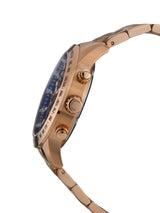 Automatic watches — Theseus — Chrono Diamond — Rosegold IP Blau