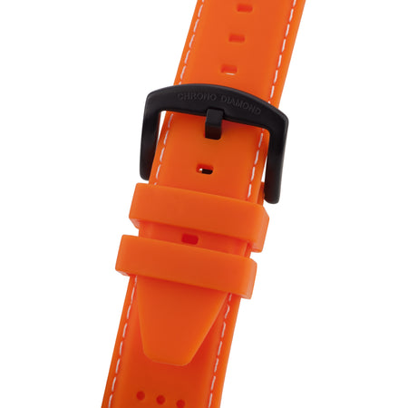 rubber band Neelos — orange black