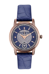 bracelet watches — leather band Nymphe — Band — blue rosegold