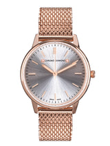 Automatic watches — Zelya — Chrono Diamond — rosegold IP silver