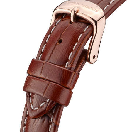 leather band Skylla — brown rosegold