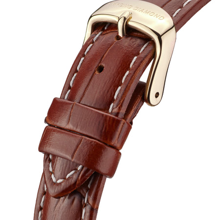 leather band Skylla — brown gold