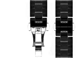 bracelet watches — Ceramic bracelet Galaxy — Band — black