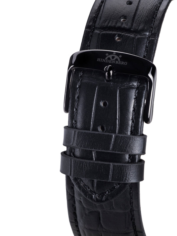 bracelet watches — Leather strap Skyraider — Band — black black