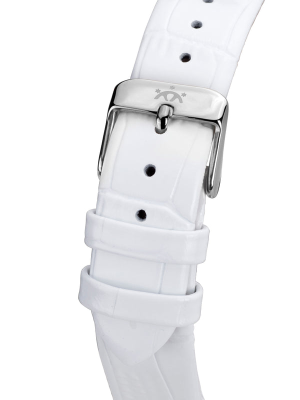 bracelet watches — Leather strap Grand Lady — Band — white silver