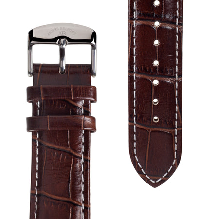 leather band Universe — brown steel