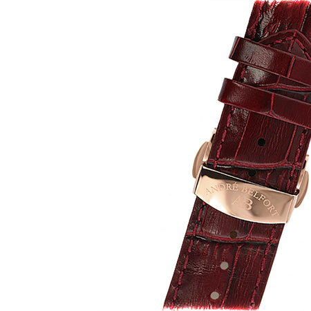 leather band Nouvelle Renaissance — red rosegold