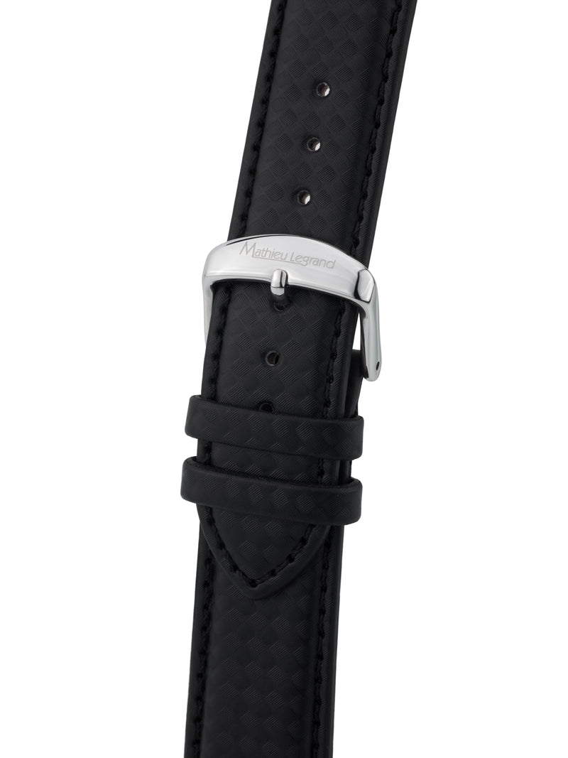 bracelet watches — Leather strap Grande Vitesse — Band — black silver