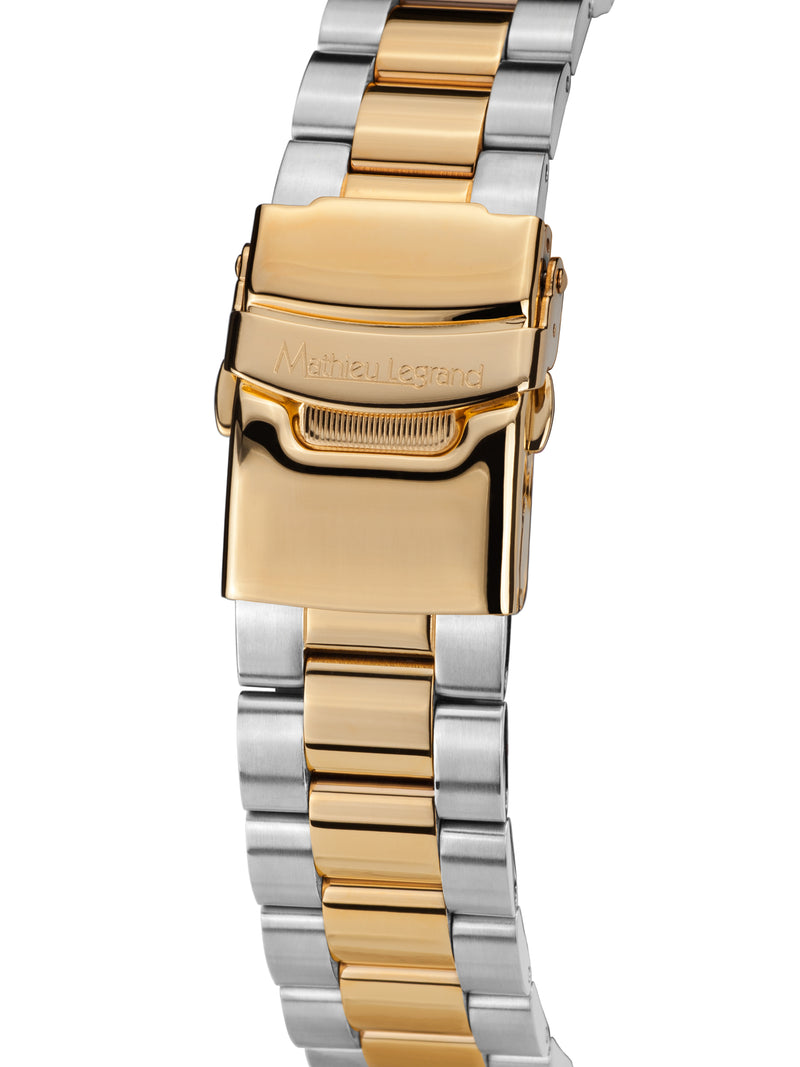 bracelet watches — Steel bracelet Métropolitain — Band — bicolour gold
