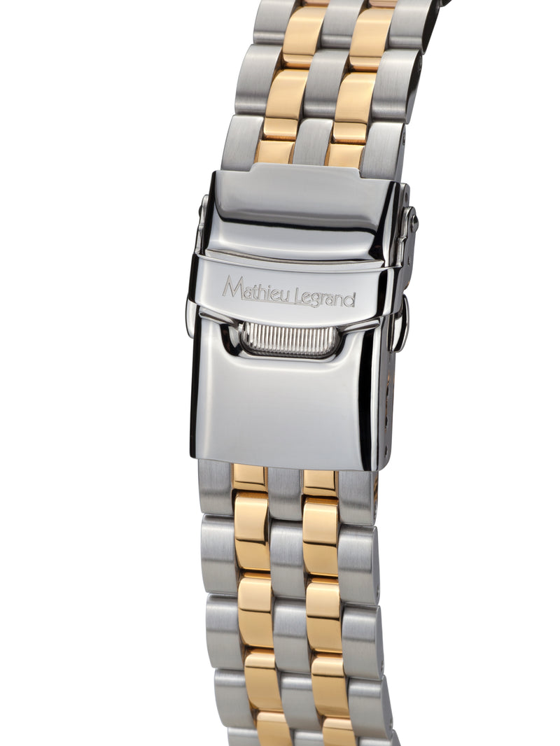 bracelet watches — Steel bracelet Chrono Classique — Band — bicolour gold