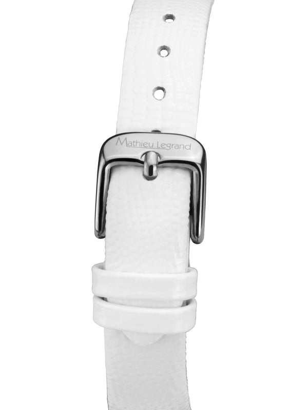 bracelet watches — Leather bracelet Mille Cailloux — Band — white silver