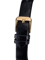 bracelet watches — Leather bracelet Mille Cailloux — Band — black gold