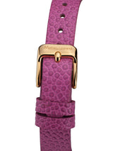 bracelet watches — Leather bracelet Papillon — Band — purple gold