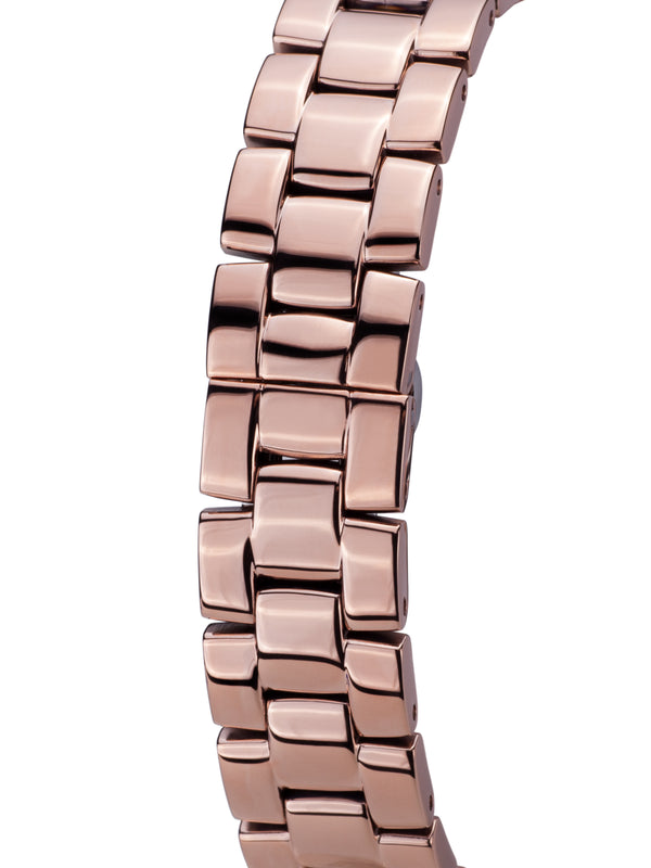 bracelet watches — Steel bracelet Fleur du Matin — Band — rose gold