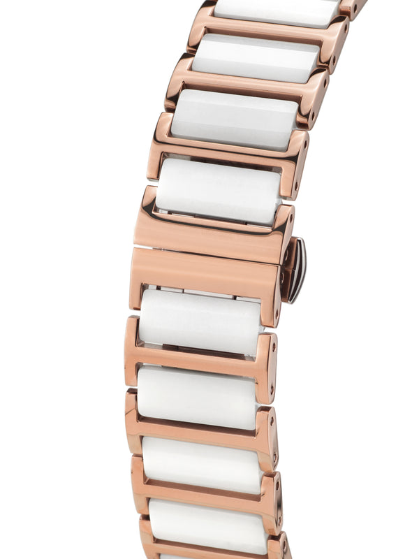 bracelet watches — Stainless steel-ceramic bracelet Ciel d´Etoiles — Band — white rose gold