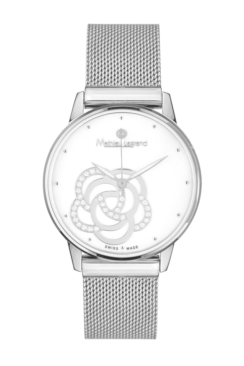 bracelet watches — Mesh bracelet Galantine — Band — silver