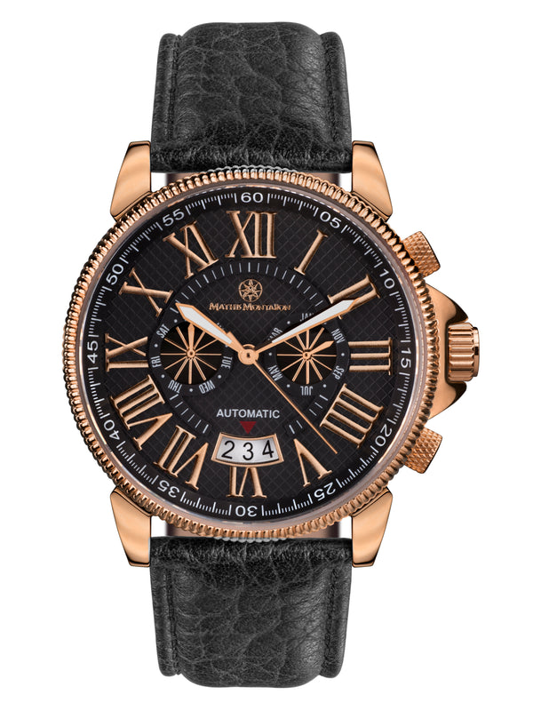 bracelet watches — Leather strap Classique Moderne — Band — black gold
