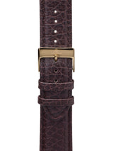 bracelet watches — Leather strap Classique Moderne — Band — braun gold