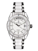 bracelet watches — Stainless steel-ceramic bracelet La Magnifique — Band — white silver