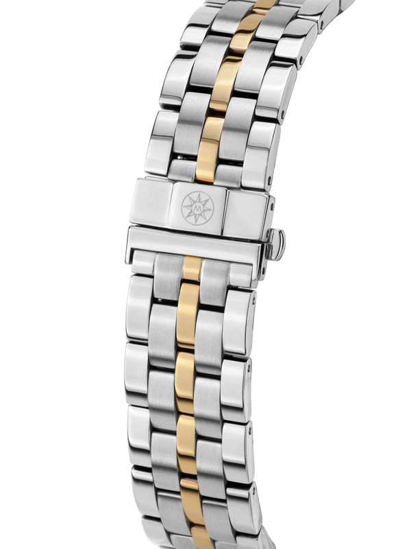 bracelet watches — Steel bracelet Elégance de Suisse — Band — bicolour silver gold