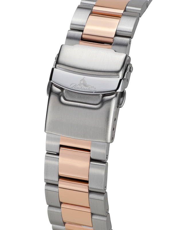 bracelet watches — Steel bracelet Romantica — Band — bicolour rose gold silver