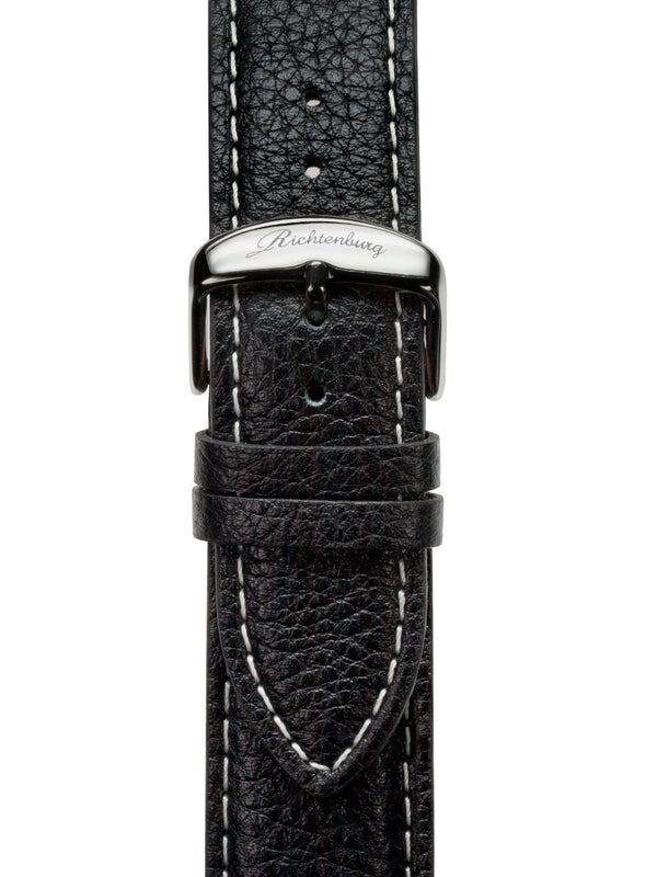 bracelet watches — Leather strap Newport — Band — black silver