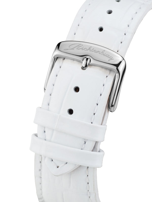 bracelet watches — Leather strap Dorothea — Band — white silver