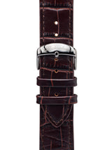 bracelet watches — Leather strap Apia — Band — brown silver