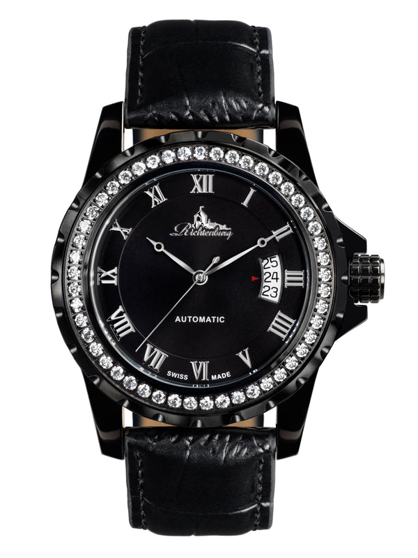 bracelet watches — Leather strap Clasica — Band — black black