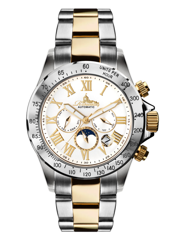 bracelet watches — Steel bracelet Fastpace — Band — bicolour gold silver