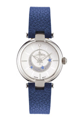 bracelet watches — Leather strap Vivana — Band — blue silver
