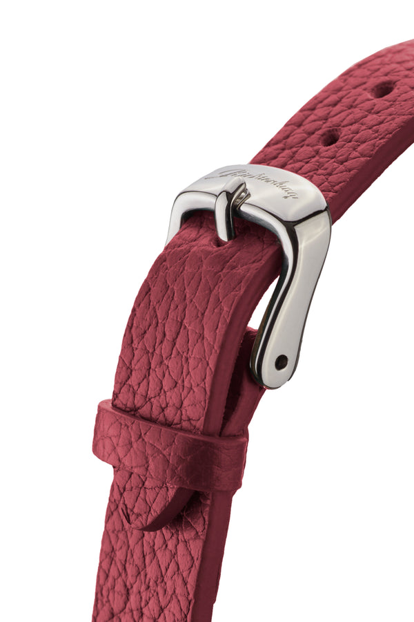 bracelet watches — Leather strap Vivana — Band — red silver