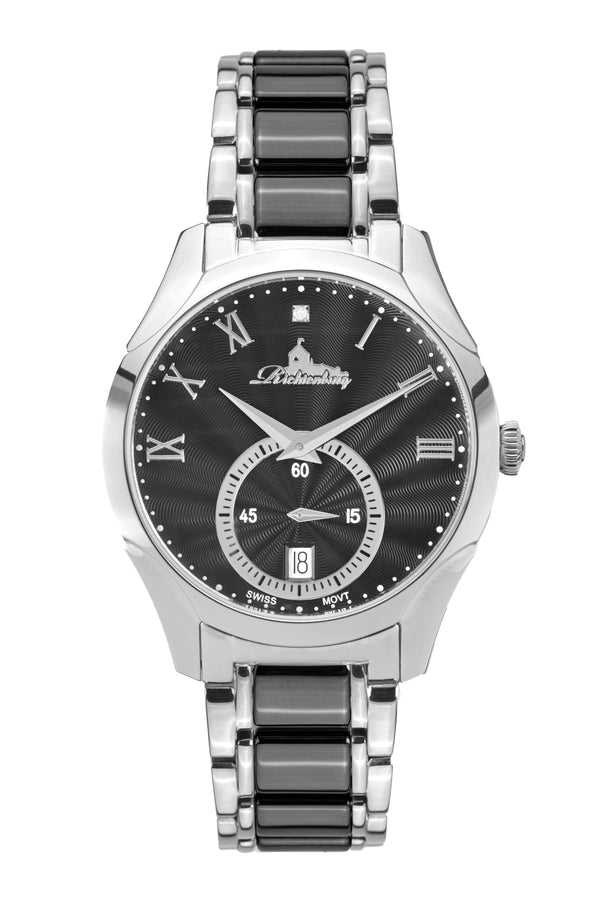 bracelet watches — Stainless steel-ceramic bracelet Belana — Band — black silver