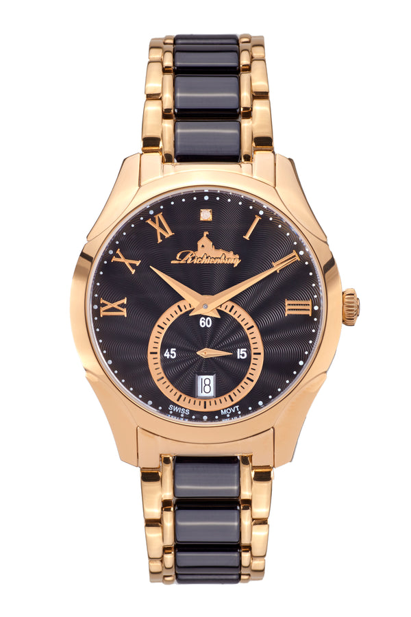 bracelet watches — Stainless steel-ceramic bracelet Belana — Band — black rose gold